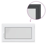 vidaXL Fereastră de subsol RISOR 110x60cm Pt&Turn DIN dreapta antracit vidaXL Fereastră de subsol RISOR 110x60cm Pt&Turn DIN dreapta antracit