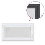 vidaXL Fereastra de subsol RISOR 110x60 cm Pt&Turn DIN stânga antracit vidaXL Fereastra de subsol RISOR 110x60 cm Pt&Turn DIN stânga antracit