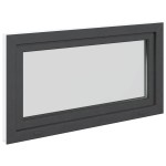 vidaXL Fereastră de subsol „RISOR” 110x70 cm oscilo-batantă DIN stânga antracit vidaXL Fereastră de subsol „RISOR” 110x70 cm oscilo-batantă DIN stânga antracit