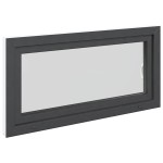 vidaXL Fereastră de subsol RISOR 120x60cm Pt&Turn DIN dreapta antracit vidaXL Fereastră de subsol RISOR 120x60cm Pt&Turn DIN dreapta antracit