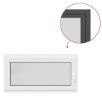 vidaXL Fereastra de subsol RISOR 120x60 cm Pt&Turn DIN stânga antracit