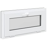 vidaXL Fereastră de subsol RISOR 80x40 cm înclinat 2 geamuri Antracit vidaXL Fereastră de subsol RISOR 80x40 cm înclinat 2 geamuri Antracit