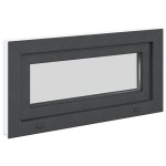 vidaXL Fereastră de subsol RISOR 80x40 cm înclinat 2 geamuri Antracit vidaXL Fereastră de subsol RISOR 80x40 cm înclinat 2 geamuri Antracit