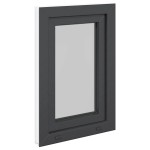 vidaXL Fereastră de subsol „RISOR” 50x75 cm oscilo-batantă DIN dreapta antracit vidaXL Fereastră de subsol „RISOR” 50x75 cm oscilo-batantă DIN dreapta antracit