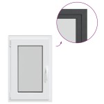 vidaXL Fereastră de subsol „RISOR” 50x75 cm oscilo-batantă DIN stânga antracit vidaXL Fereastră de subsol „RISOR” 50x75 cm oscilo-batantă DIN stânga antracit