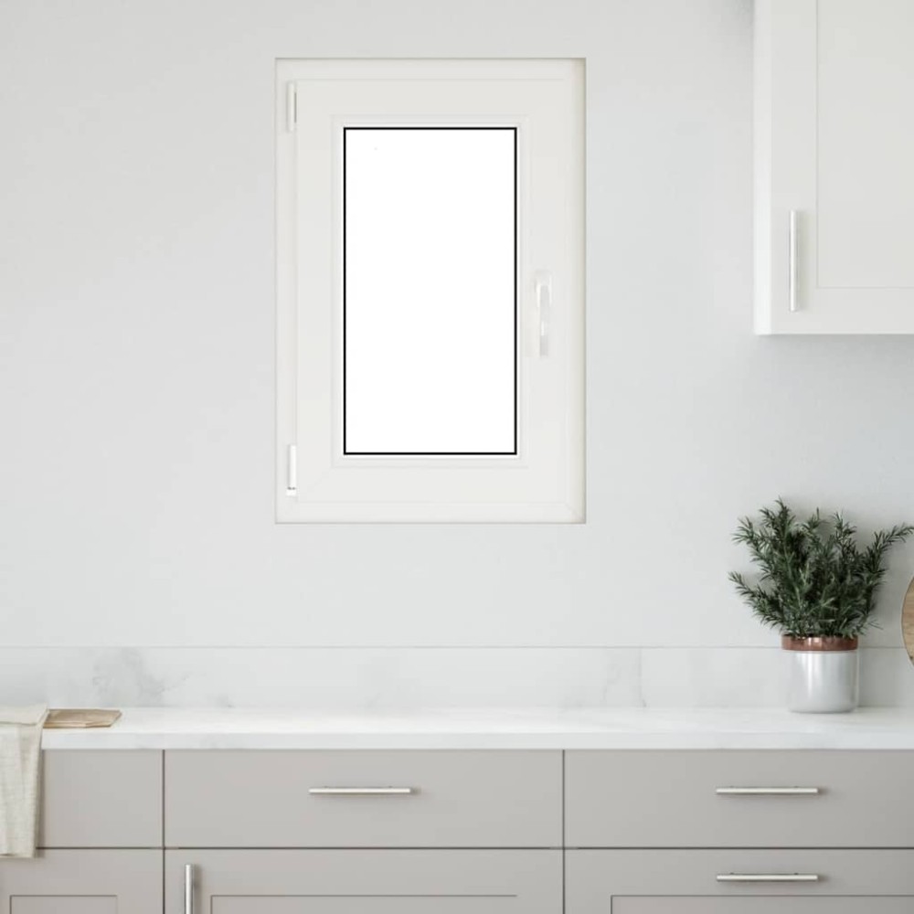 vidaXL Fereastră de subsol „RISOR” 50x75 cm oscilo-batantă DIN stânga antracit