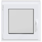vidaXL Fereastra de subsol 60x60 cm Rabatabil DIN Stânga Antracit vidaXL Fereastra de subsol 60x60 cm Rabatabil DIN Stânga Antracit