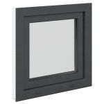 vidaXL Fereastra de subsol 60x60 cm Rabatabil DIN Stânga Antracit vidaXL Fereastra de subsol 60x60 cm Rabatabil DIN Stânga Antracit