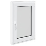 vidaXL Fereastra de subsol RISOR 60x90 cm Pt&Turn DIN stânga antracit