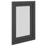 vidaXL Fereastră de subsol „RISOR” 60x100 cm oscilo-batantă DIN dreapta antracit vidaXL Fereastră de subsol „RISOR” 60x100 cm oscilo-batantă DIN dreapta antracit