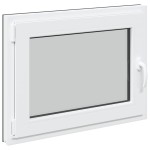 vidaXL Fereastră de subsol „RISOR” 80x50 cm oscilo-batantă DIN stânga antracit vidaXL Fereastră de subsol „RISOR” 80x50 cm oscilo-batantă DIN stânga antracit