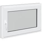 vidaXL Fereastră de subsol „RISOR” 90x50 cm oscilo-batantă DIN dreapta antracit vidaXL Fereastră de subsol „RISOR” 90x50 cm oscilo-batantă DIN dreapta antracit
