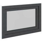 vidaXL Fereastră de subsol „RISOR” 90x50 cm oscilo-batantă DIN dreapta antracit vidaXL Fereastră de subsol „RISOR” 90x50 cm oscilo-batantă DIN dreapta antracit