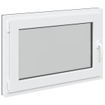 vidaXL Fereastră de subsol „RISOR” 90x50 cm oscilo-batantă DIN stânga antracit vidaXL Fereastră de subsol „RISOR” 90x50 cm oscilo-batantă DIN stânga antracit