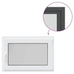 vidaXL Fereastră de subsol „RISOR” 90x60 cm oscilo-batantă DIN dreapta antracit vidaXL Fereastră de subsol „RISOR” 90x60 cm oscilo-batantă DIN dreapta antracit