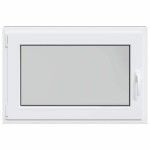 vidaXL Fereastra de subsol 90x60 cm Rabatabil DIN Stânga Antracit vidaXL Fereastra de subsol 90x60 cm Rabatabil DIN Stânga Antracit