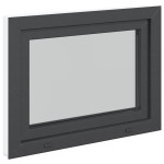 vidaXL Fereastra de subsol 90x60 cm Rabatabil DIN Stânga Antracit vidaXL Fereastra de subsol 90x60 cm Rabatabil DIN Stânga Antracit