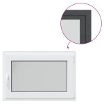 vidaXL Fereastră de subsol „RISOR” 90x70 cm oscilo-batantă DIN dreapta antracit vidaXL Fereastră de subsol „RISOR” 90x70 cm oscilo-batantă DIN dreapta antracit
