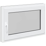 vidaXL Fereastră de subsol „RISOR” 90x70 cm oscilo-batantă DIN dreapta antracit vidaXL Fereastră de subsol „RISOR” 90x70 cm oscilo-batantă DIN dreapta antracit