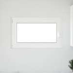 vidaXL Fereastră de subsol „RISOR” 100x60 cm oscilo-batantă DIN stânga antracit