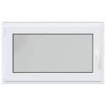 vidaXL Fereastră de subsol „RISOR” 100x60 cm oscilo-batantă DIN stânga antracit