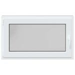vidaXL Fereastră de subsol „RISOR” 100x70 cm oscilo-batantă DIN stânga antracit