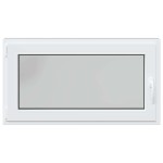 vidaXL Fereastră de subsol „RISOR” 110x50 cm oscilo-batantă DIN stânga antracit