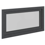 vidaXL Fereastră de subsol „RISOR” 110x70 cm oscilo-batantă DIN dreapta antracit vidaXL Fereastră de subsol „RISOR” 110x70 cm oscilo-batantă DIN dreapta antracit