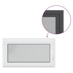 vidaXL Fereastră de subsol „RISOR” 110x70 cm oscilo-batantă DIN stânga antracit vidaXL Fereastră de subsol „RISOR” 110x70 cm oscilo-batantă DIN stânga antracit