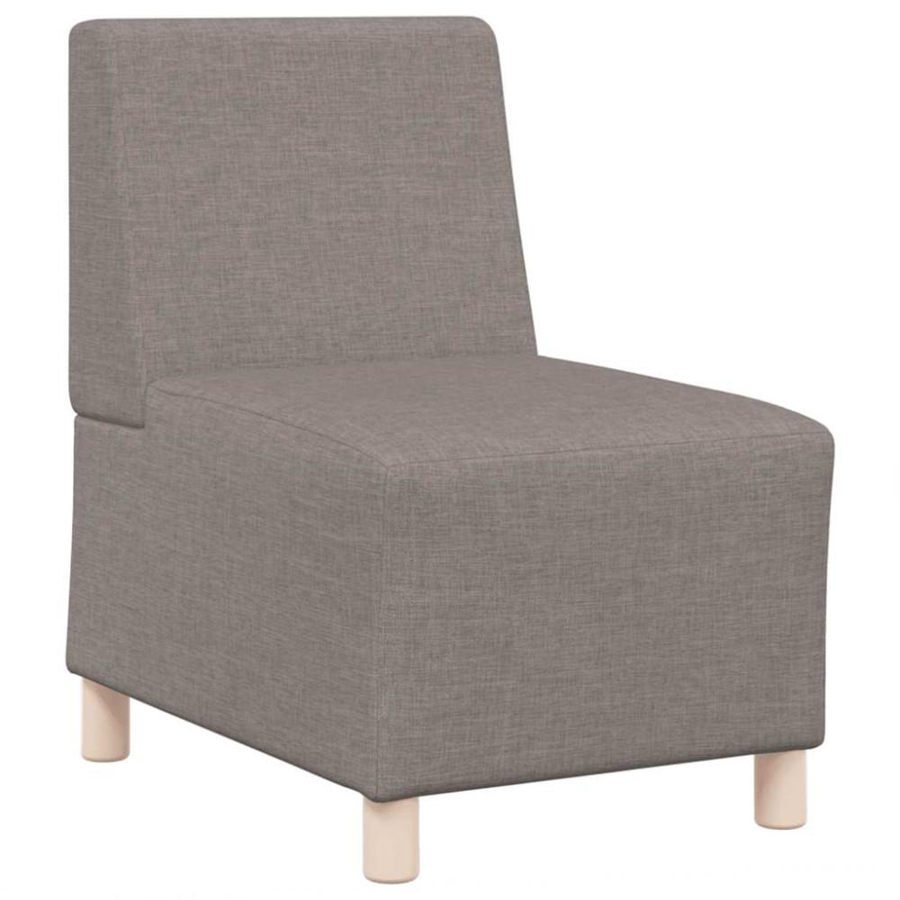 vidaXL Canapea Scaun fără brațe, gri taupe, 55 cm, material textil