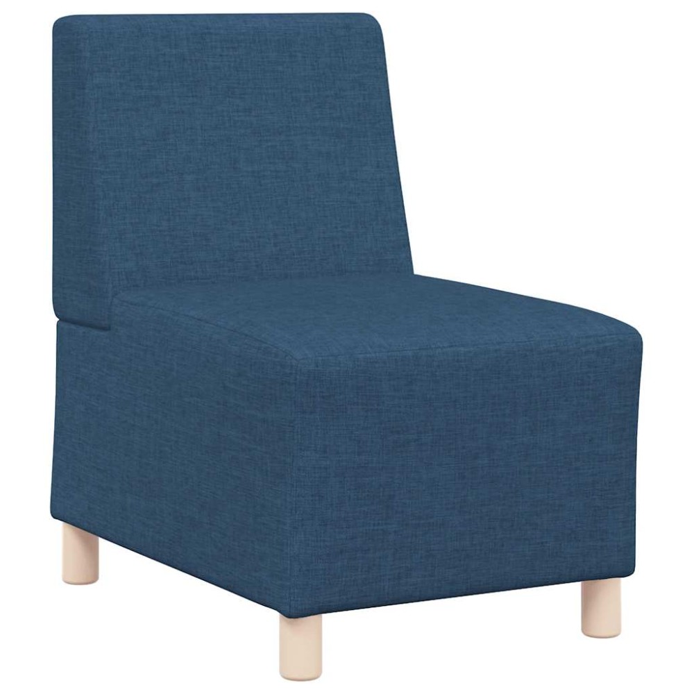 vidaXL Canapea Scaun fără brațe, albastru, 55 cm, material textil