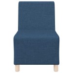 vidaXL Canapea Scaun fără brațe, albastru, 55 cm, material textil vidaXL Canapea Scaun fără brațe, albastru, 55 cm, material textil