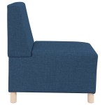 vidaXL Canapea Scaun fără brațe, albastru, 55 cm, material textil vidaXL Canapea Scaun fără brațe, albastru, 55 cm, material textil