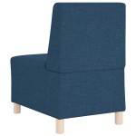vidaXL Canapea Scaun fără brațe, albastru, 55 cm, material textil vidaXL Canapea Scaun fără brațe, albastru, 55 cm, material textil