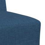 vidaXL Canapea Scaun fără brațe, albastru, 55 cm, material textil vidaXL Canapea Scaun fără brațe, albastru, 55 cm, material textil