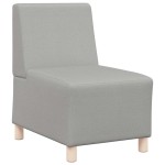 vidaXL Canapea Scaun fără brațe Cloud Gri 55 cm Tesatura vidaXL Canapea Scaun fără brațe Cloud Gri 55 cm Tesatura