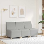 vidaXL Canapea Scaun fără brațe Cloud Gri 55 cm Tesatura vidaXL Canapea Scaun fără brațe Cloud Gri 55 cm Tesatura
