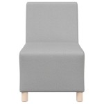 vidaXL Canapea Scaun fără brațe Cloud Gri 55 cm Tesatura vidaXL Canapea Scaun fără brațe Cloud Gri 55 cm Tesatura