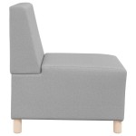 vidaXL Canapea Scaun fără brațe Cloud Gri 55 cm Tesatura vidaXL Canapea Scaun fără brațe Cloud Gri 55 cm Tesatura