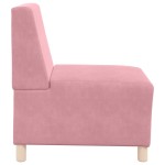 vidaXL Canapea Scaun fără brațe roz 55 cm catifea vidaXL Canapea Scaun fără brațe roz 55 cm catifea