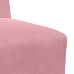 vidaXL Canapea Scaun fără brațe roz 55 cm catifea vidaXL Canapea Scaun fără brațe roz 55 cm catifea
