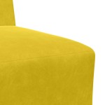 vidaXL Canapea Scaun fără brațe Galben 55 cm Catifea vidaXL Canapea Scaun fără brațe Galben 55 cm Catifea