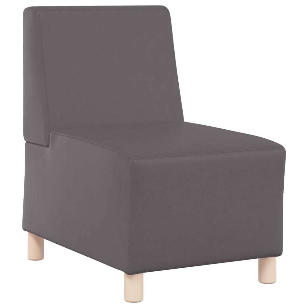 vidaXL Unitate Sofa Modulară Fără Brațe Gri 55 x 74 x 82 cm