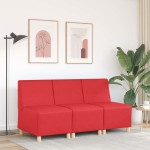vidaXL Unitate Sofa Modulară Fără Brațe Roșu 55 x 74 x 82 cm