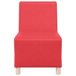 vidaXL Unitate Sofa Modulară Fără Brațe Roșu 55 x 74 x 82 cm