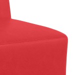 vidaXL Unitate Sofa Modulară Fără Brațe Roșu 55 x 74 x 82 cm