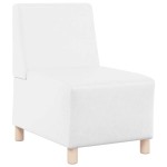 vidaXL Unitate Sofa Modulară Fără Brațe Alb 55 x 74 x 82 cm