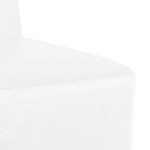 vidaXL Unitate Sofa Modulară Fără Brațe Alb 55 x 74 x 82 cm