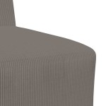 vidaXL Unitate Sofa Modulară Fără Brațe Gri deschis 55 x 74 x 82 cm