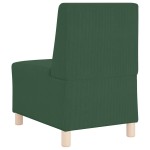 vidaXL Unitate Sofa Modulară Fără Brațe Verde junglă 55 x 74 x 82 cm